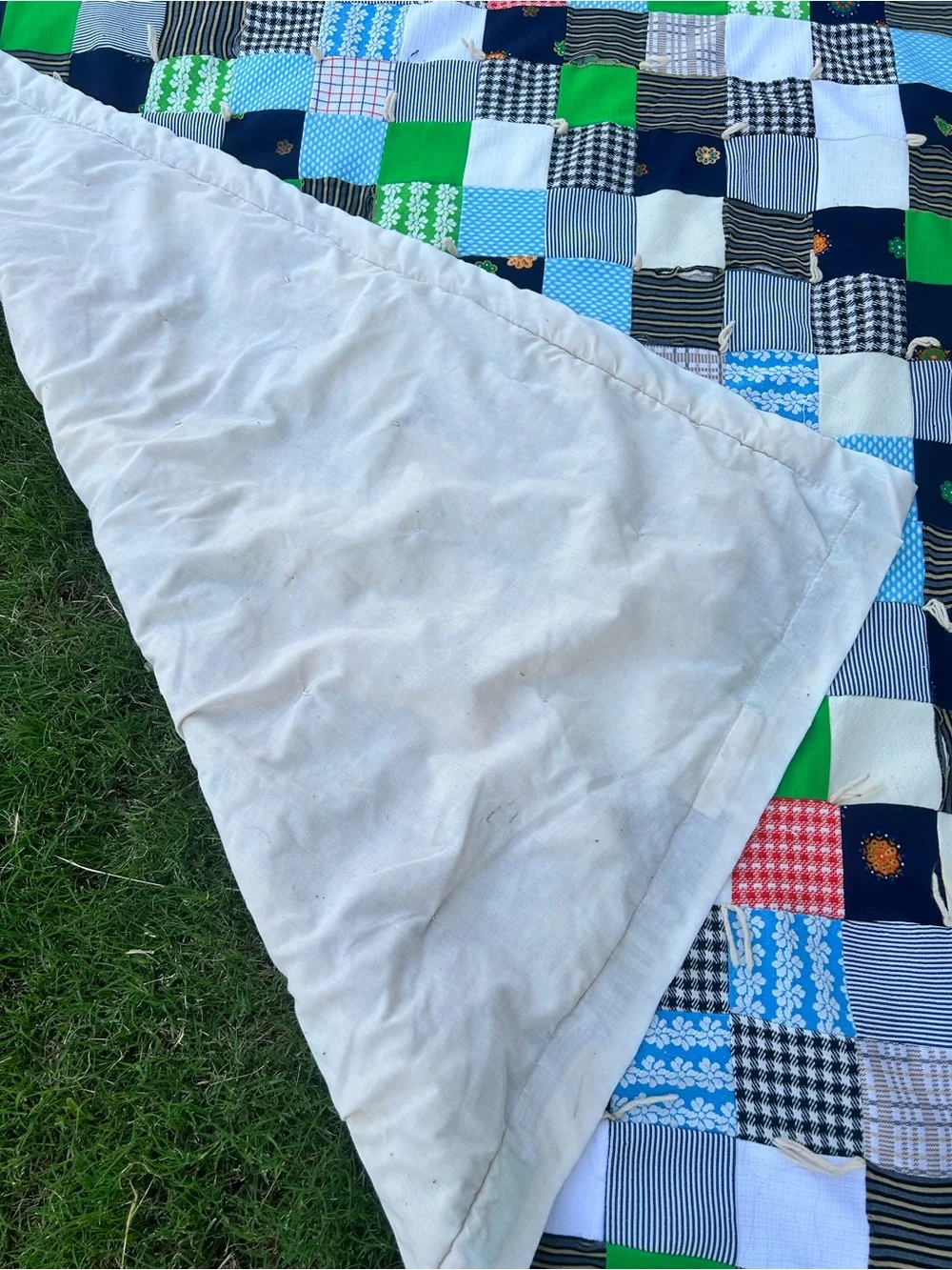 Handmade Patchwork Quilt vintage